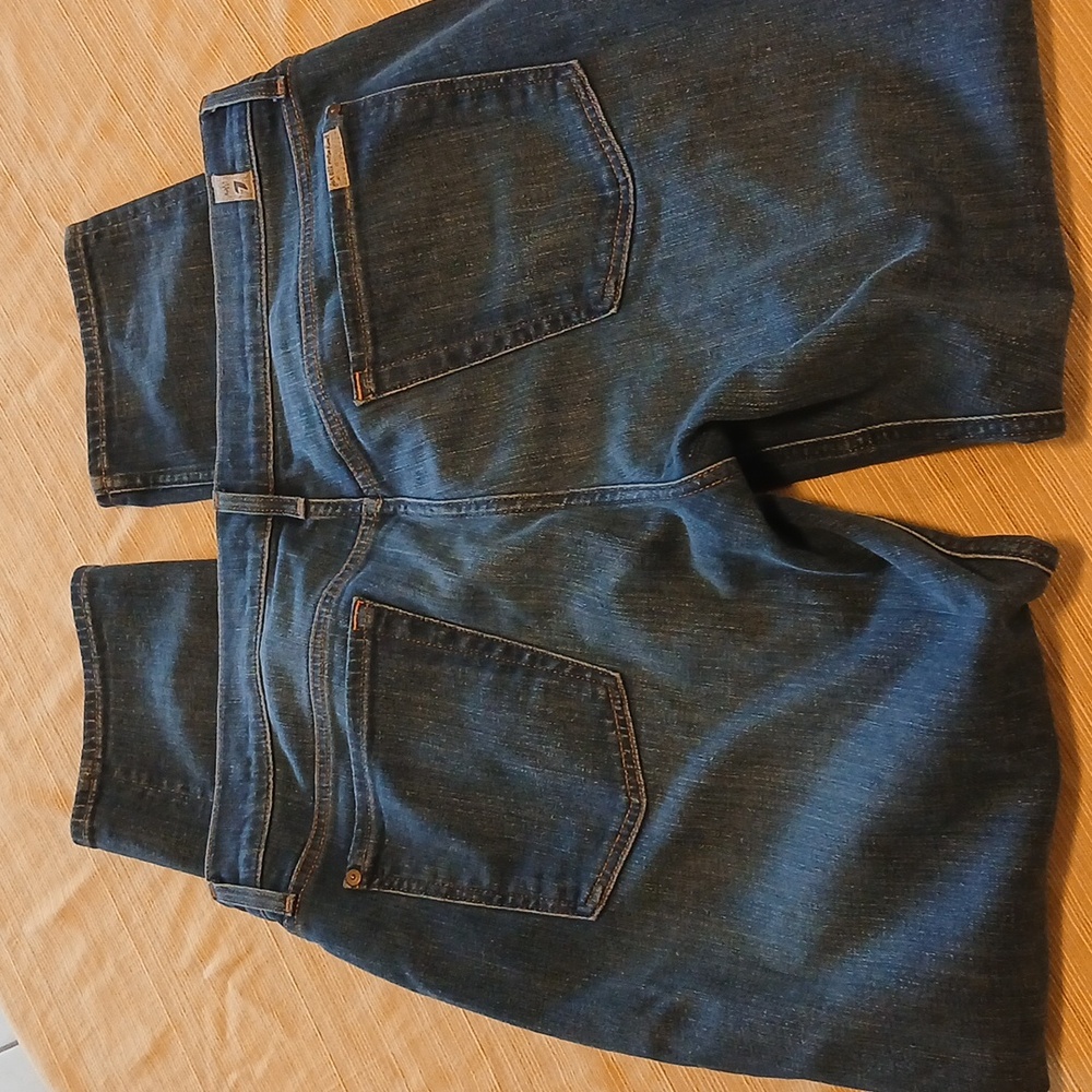 7 for ALL MANKIND size 36 Adrien men's Blue Denim Jeans - Picture 7 of 8